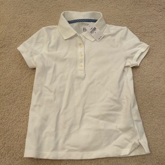 Gap Kids White Polo Size S - Picture 1 of 3